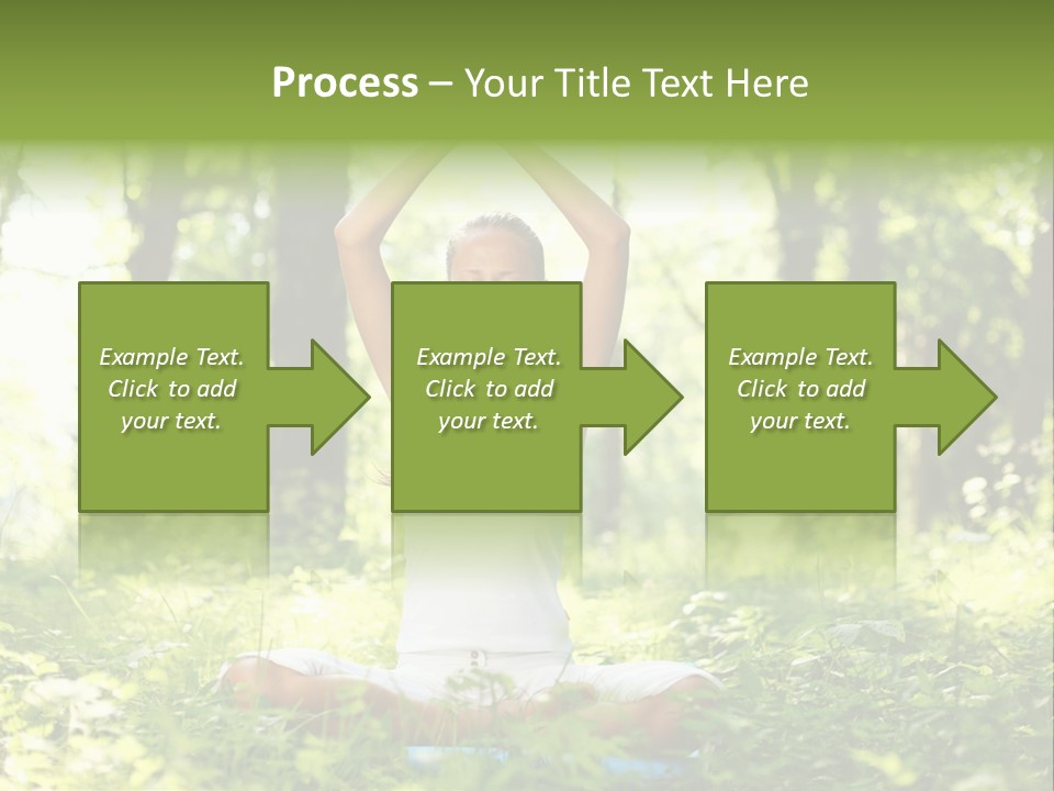 Beautiful Peaceful Girl PowerPoint Template