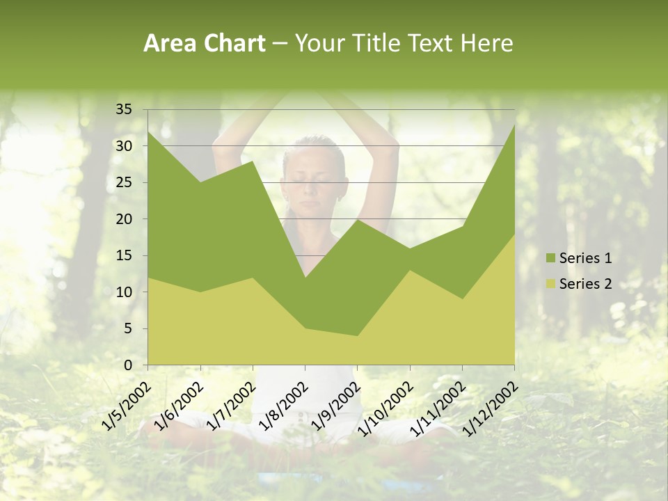 Beautiful Peaceful Girl PowerPoint Template