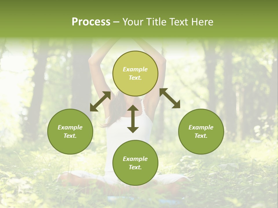 Beautiful Peaceful Girl PowerPoint Template