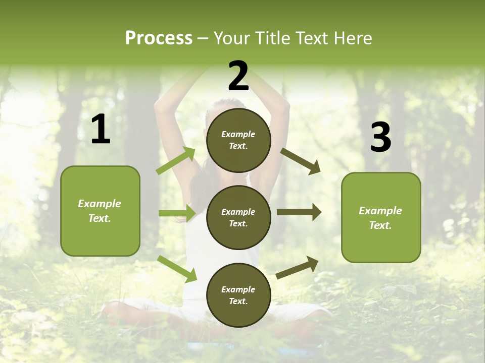 Beautiful Peaceful Girl PowerPoint Template