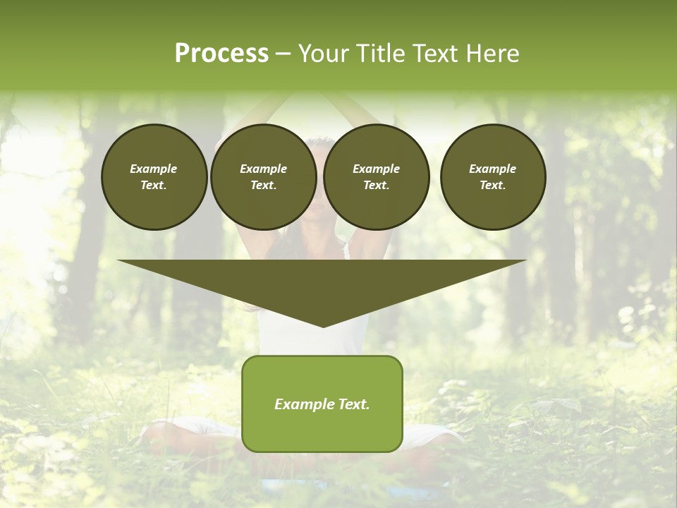 Beautiful Peaceful Girl PowerPoint Template