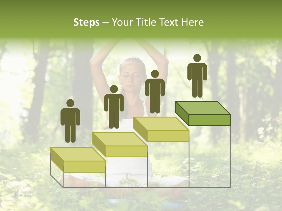 Beautiful Peaceful Girl PowerPoint Template