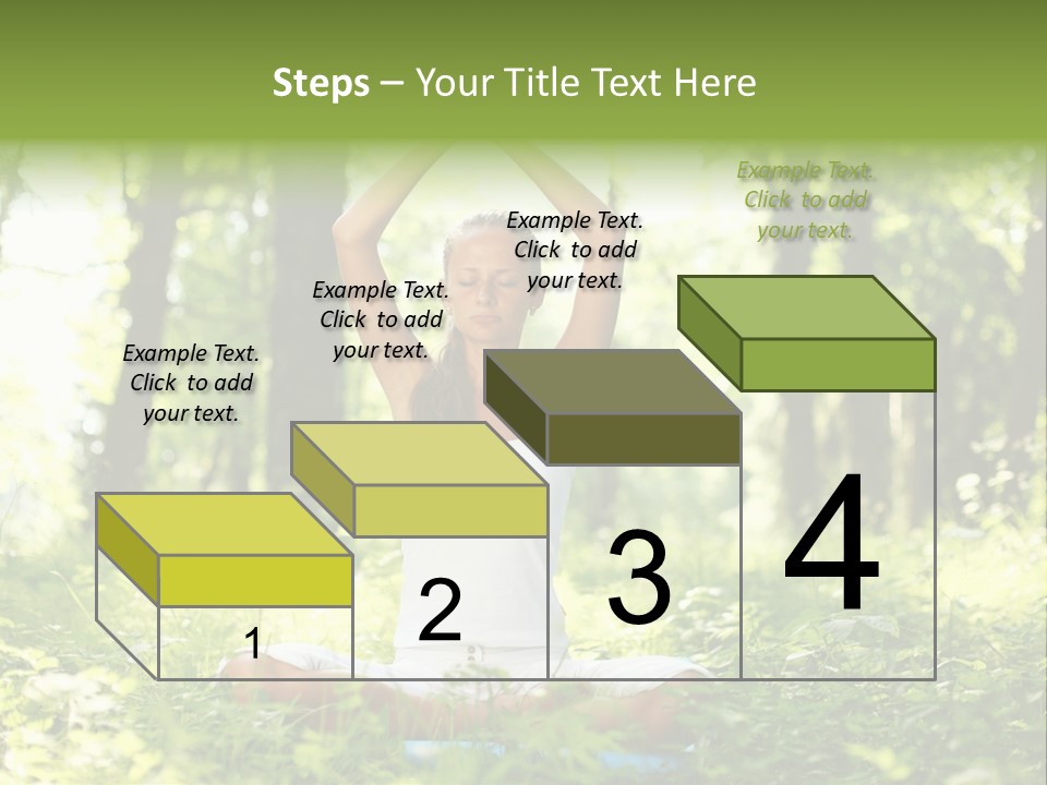 Beautiful Peaceful Girl PowerPoint Template