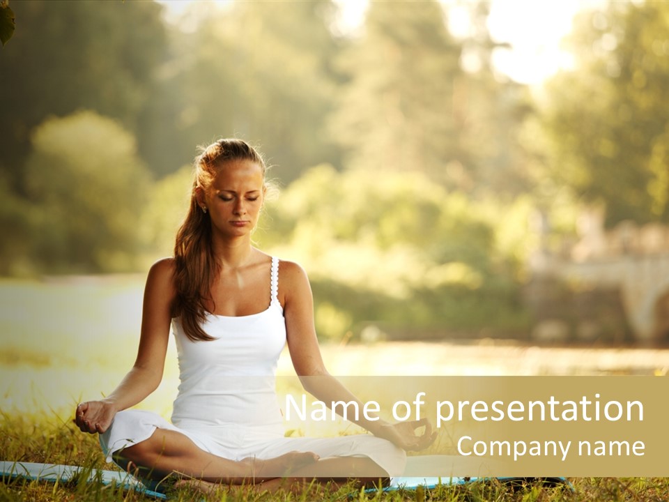 Natural Serene Peaceful PowerPoint Template