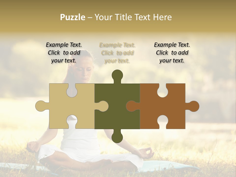 Natural Serene Peaceful PowerPoint Template