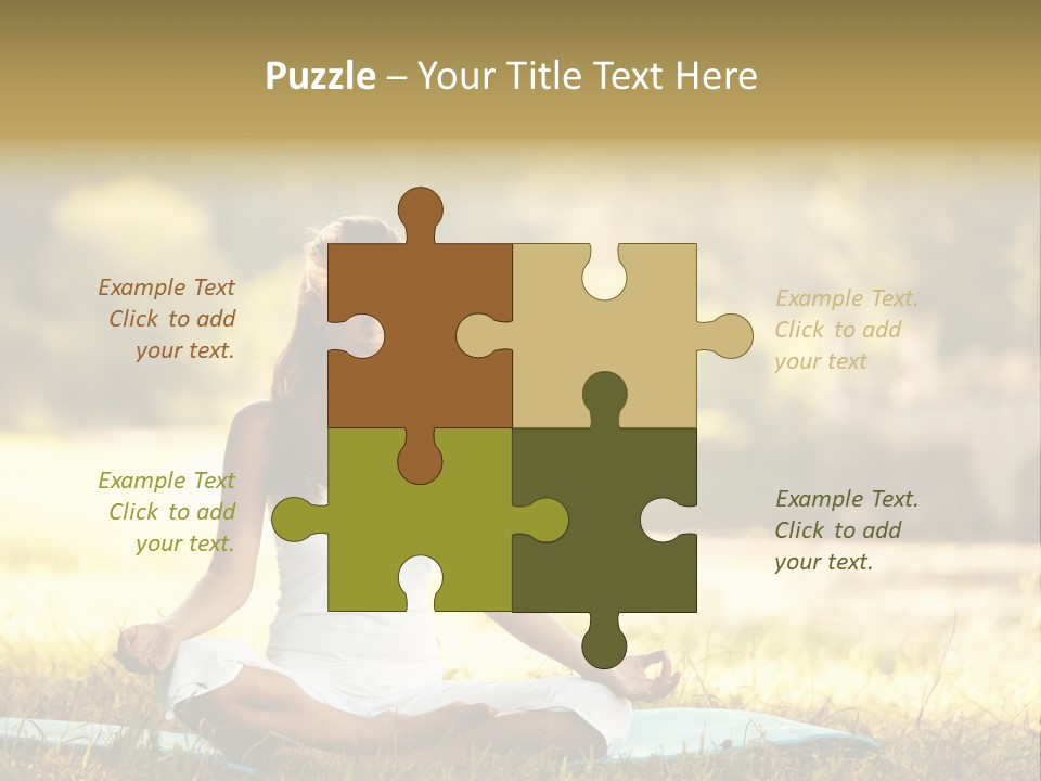 Natural Serene Peaceful PowerPoint Template