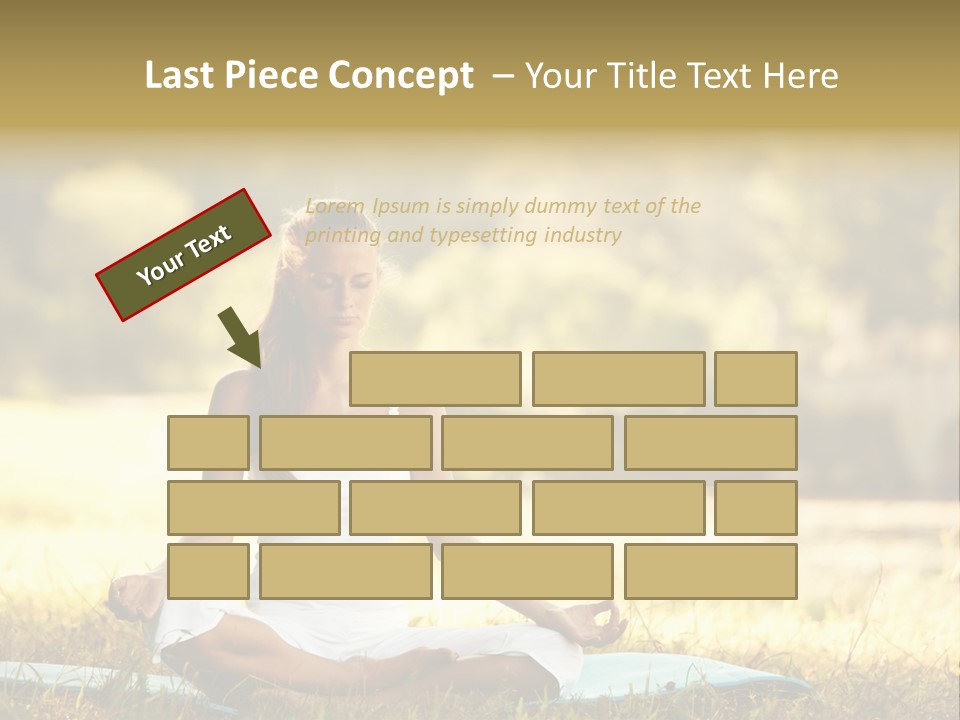 Natural Serene Peaceful PowerPoint Template