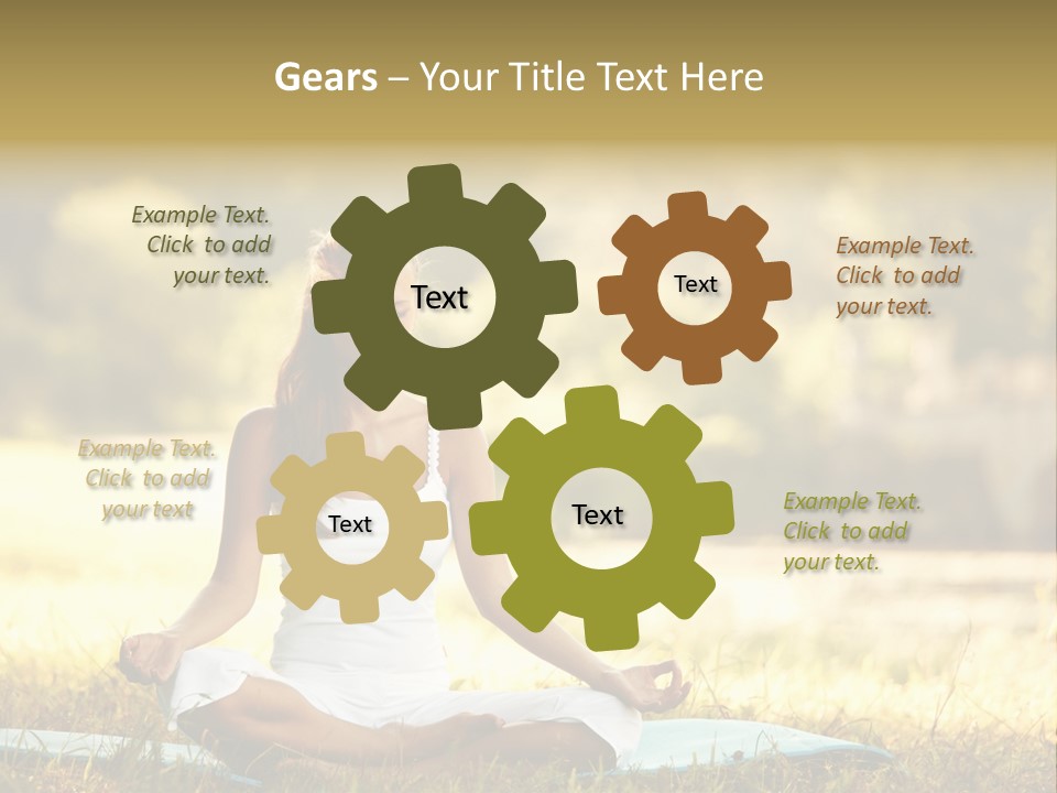 Natural Serene Peaceful PowerPoint Template