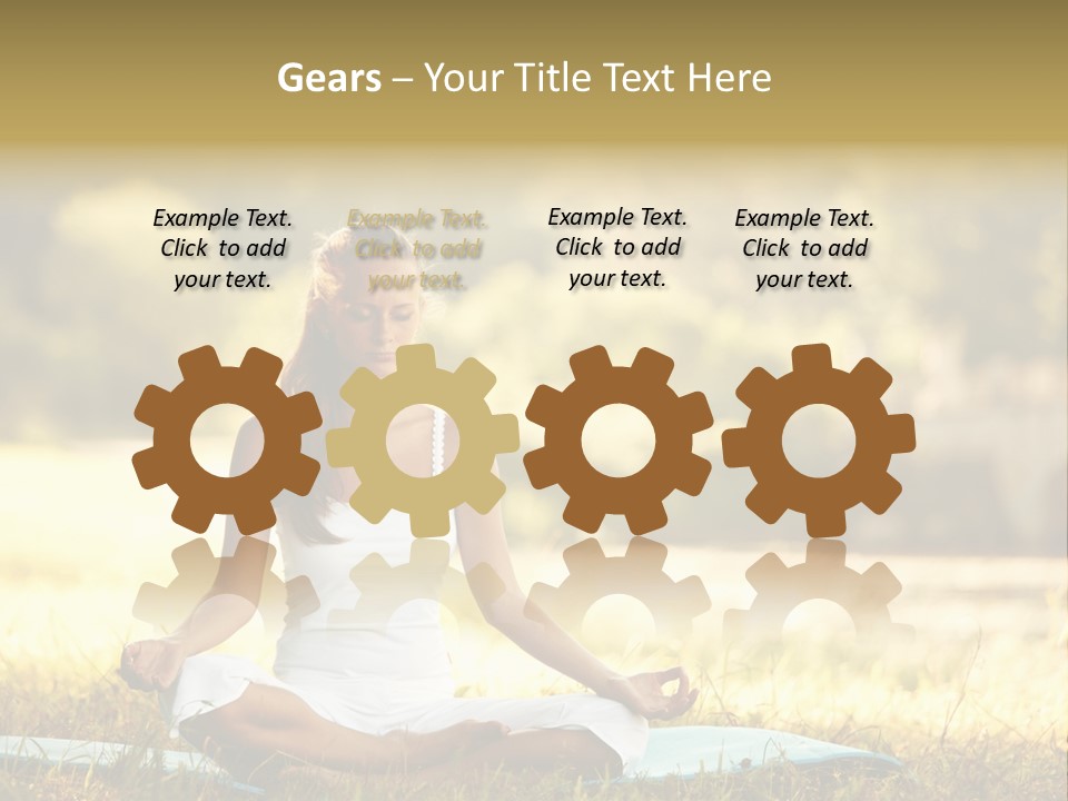 Natural Serene Peaceful PowerPoint Template