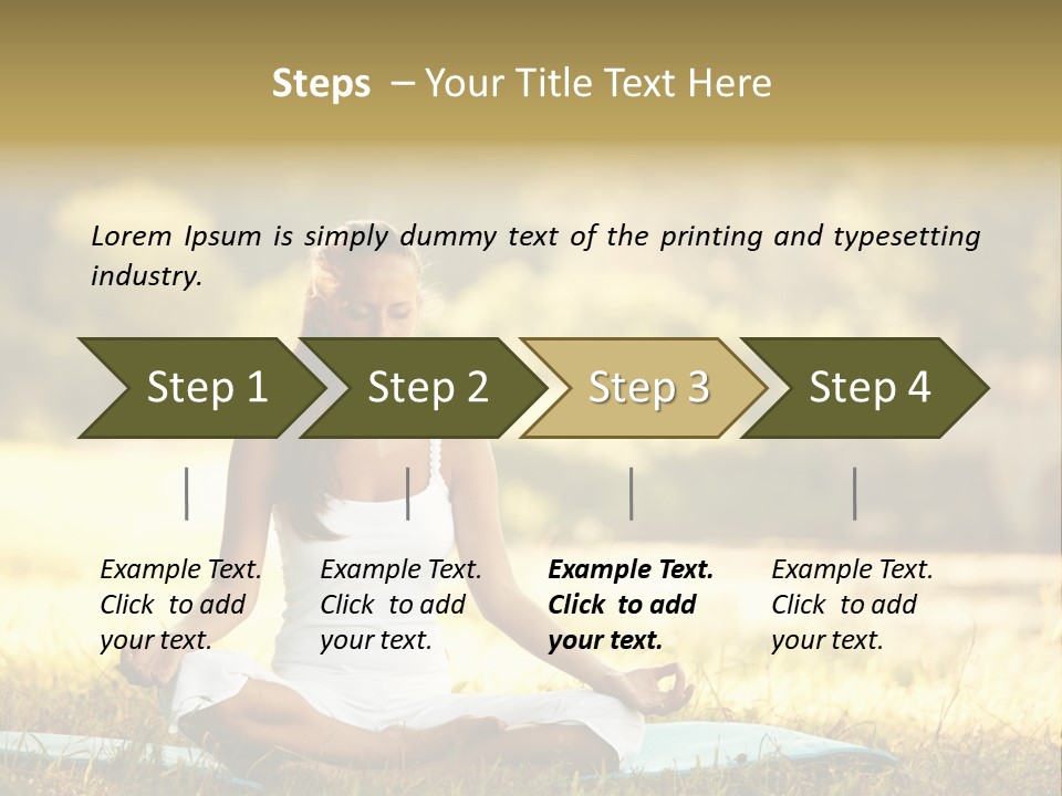Natural Serene Peaceful PowerPoint Template