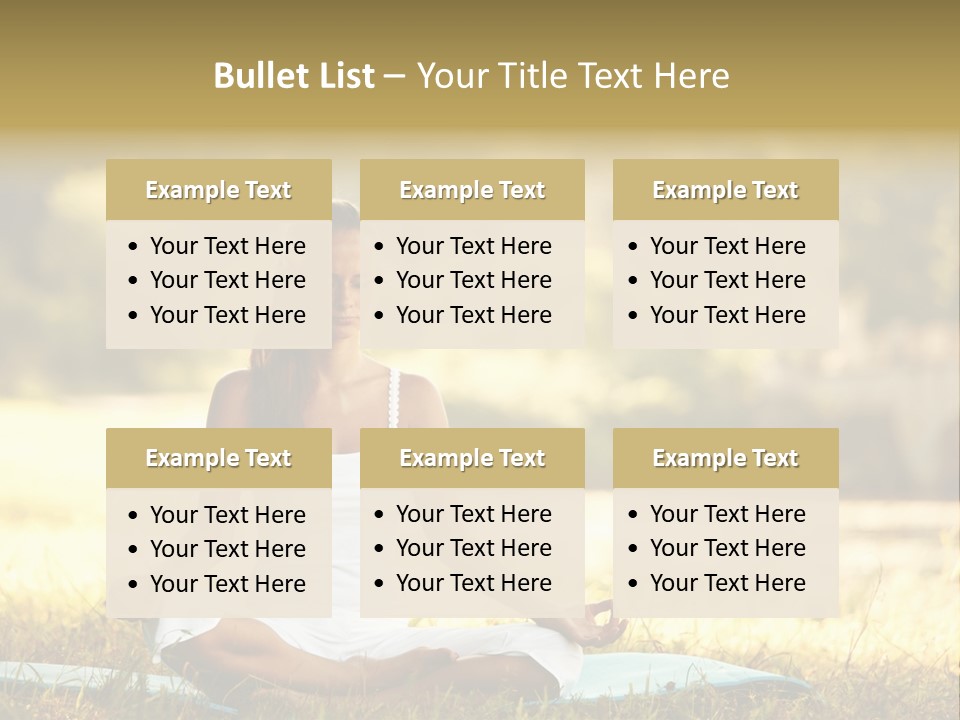 Natural Serene Peaceful PowerPoint Template