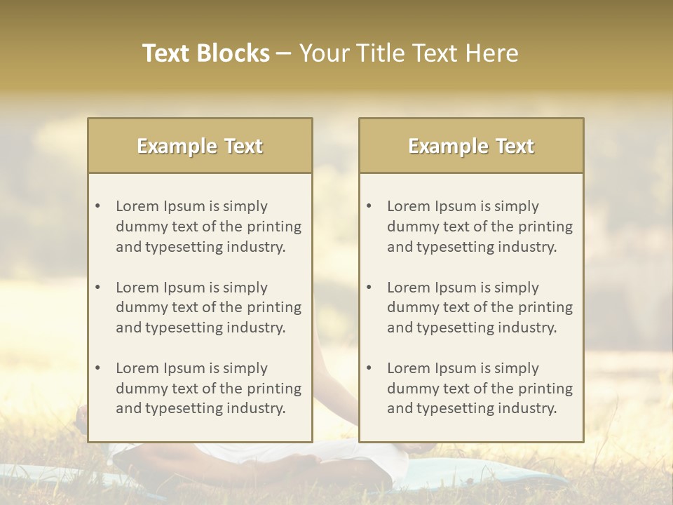 Natural Serene Peaceful PowerPoint Template