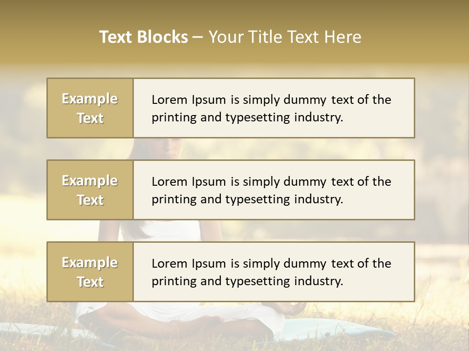 Natural Serene Peaceful PowerPoint Template