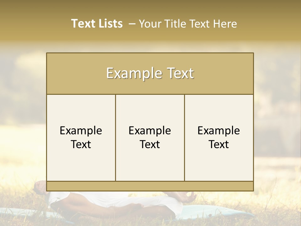Natural Serene Peaceful PowerPoint Template