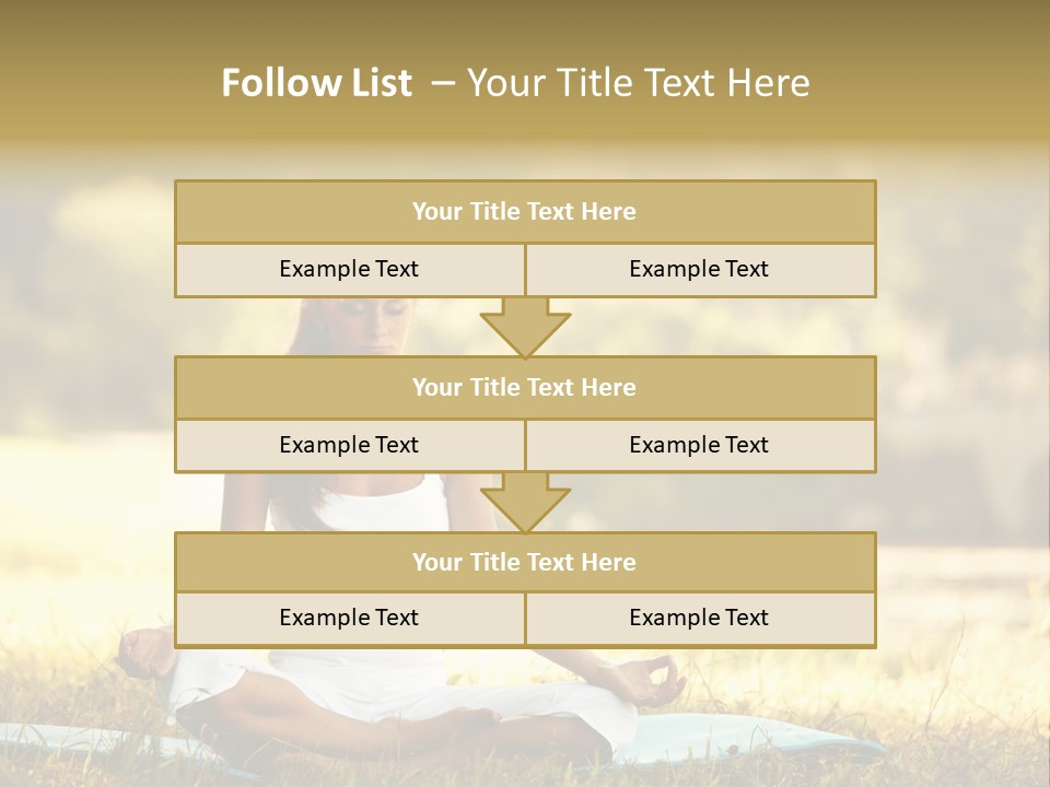 Natural Serene Peaceful PowerPoint Template
