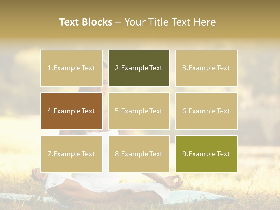 Natural Serene Peaceful PowerPoint Template