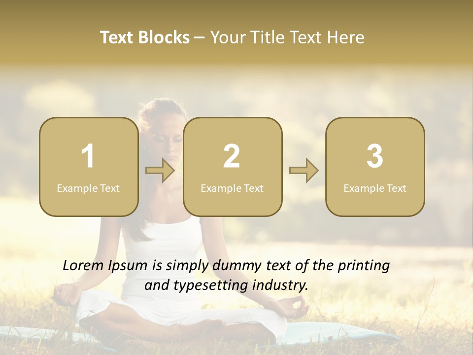 Natural Serene Peaceful PowerPoint Template