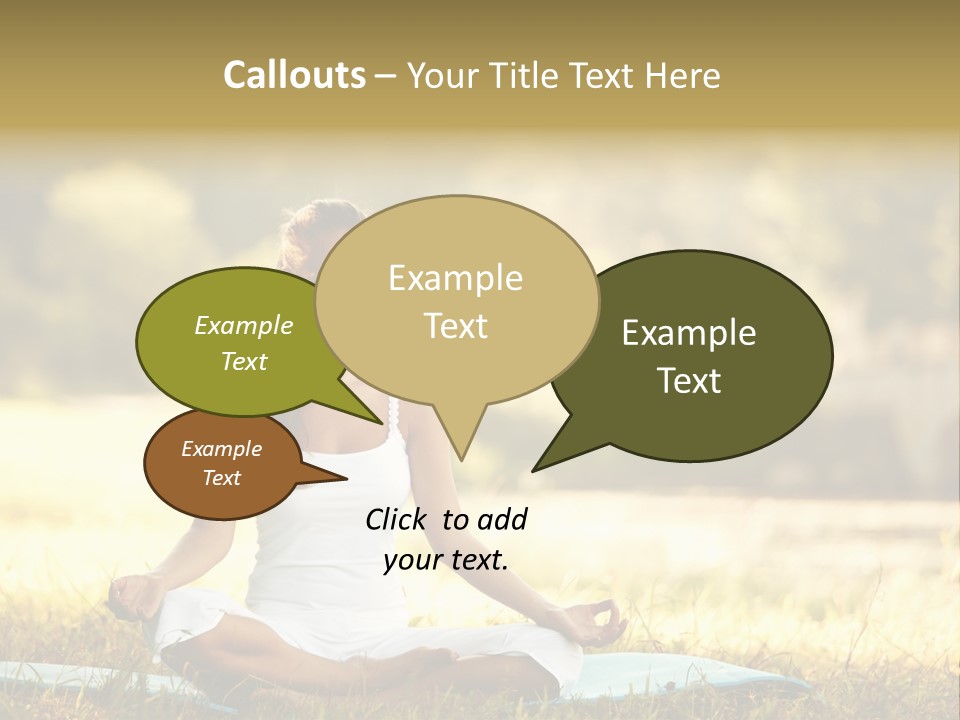 Natural Serene Peaceful PowerPoint Template