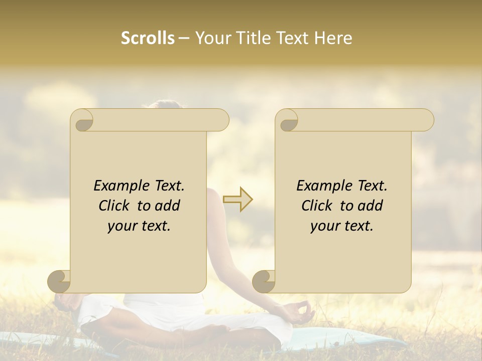 Natural Serene Peaceful PowerPoint Template