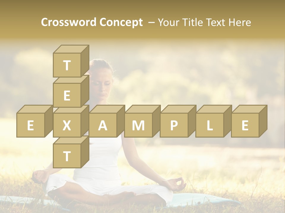 Natural Serene Peaceful PowerPoint Template