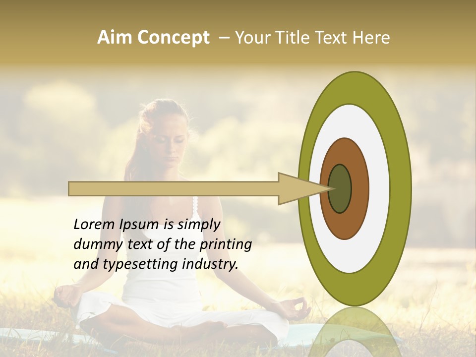 Natural Serene Peaceful PowerPoint Template