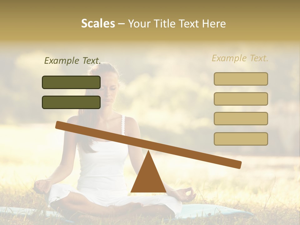 Natural Serene Peaceful PowerPoint Template