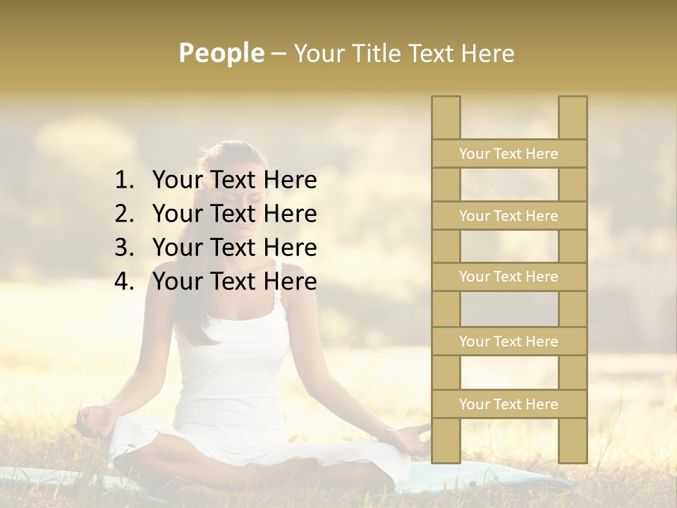 Natural Serene Peaceful PowerPoint Template