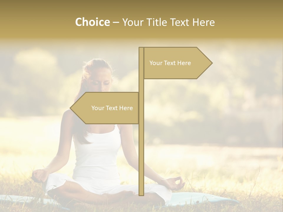 Natural Serene Peaceful PowerPoint Template