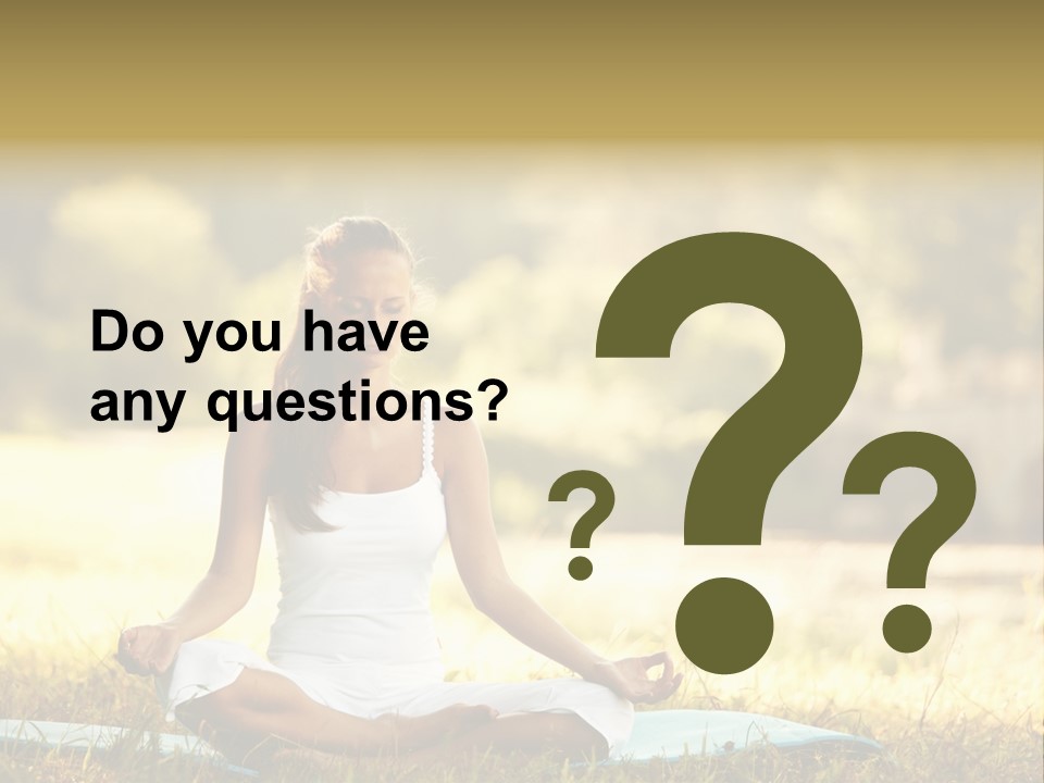 Natural Serene Peaceful PowerPoint Template