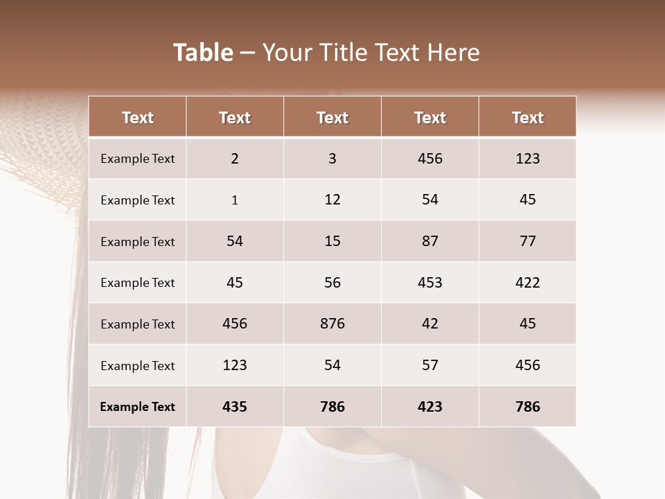 Grape Wreath Female PowerPoint Template