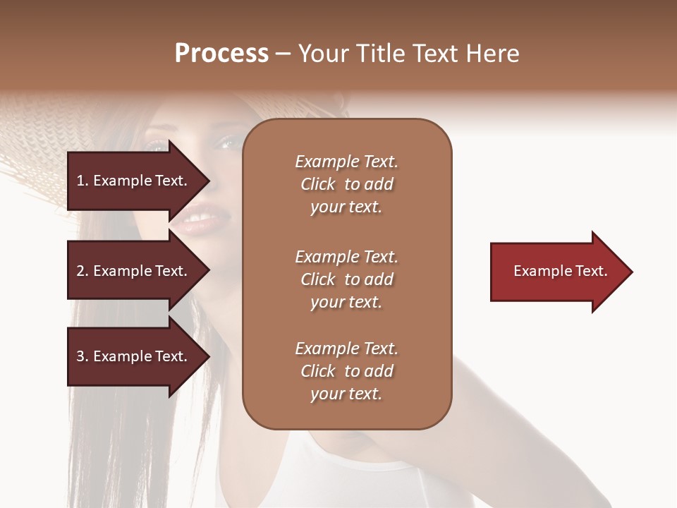 Grape Wreath Female PowerPoint Template
