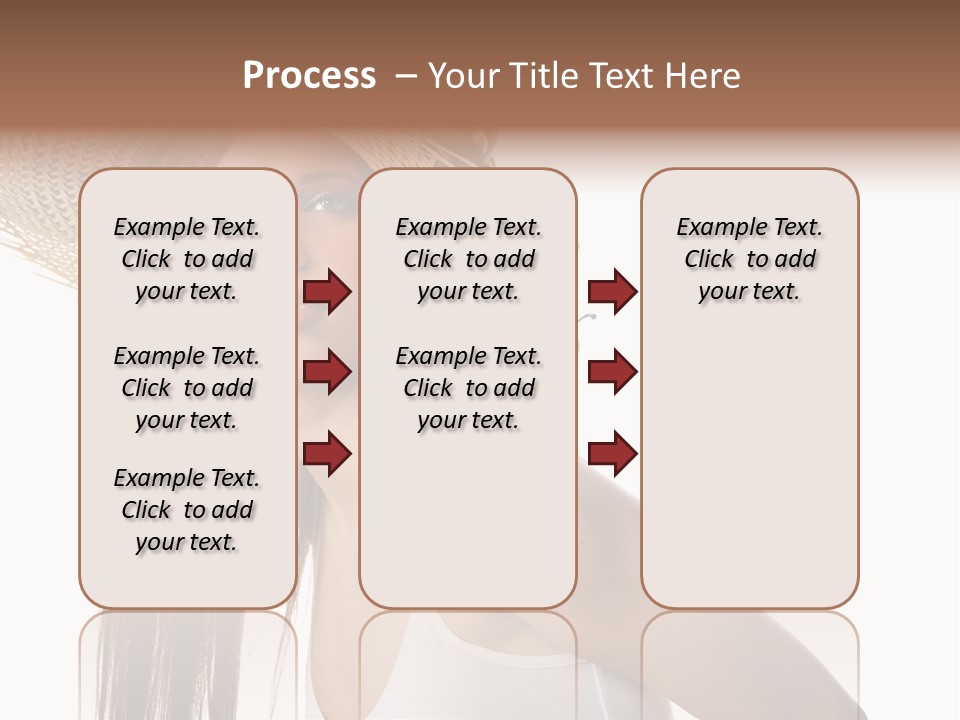 Grape Wreath Female PowerPoint Template