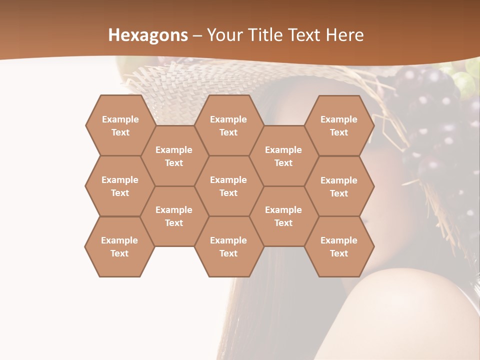 Citrus Hat Female PowerPoint Template