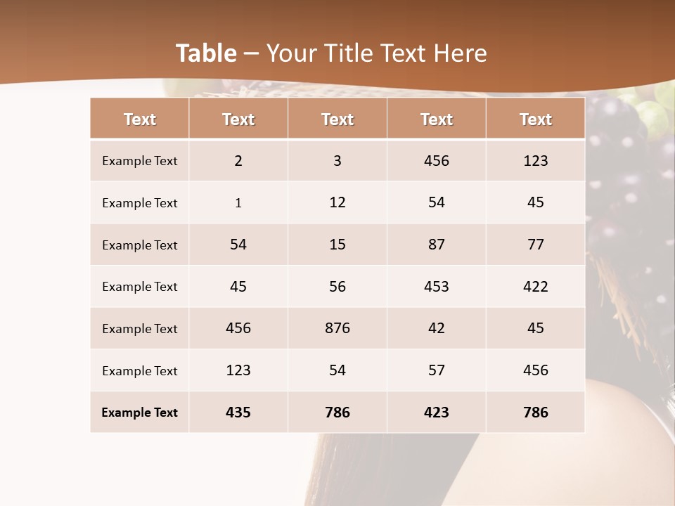 Citrus Hat Female PowerPoint Template