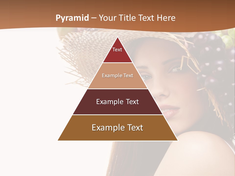 Citrus Hat Female PowerPoint Template