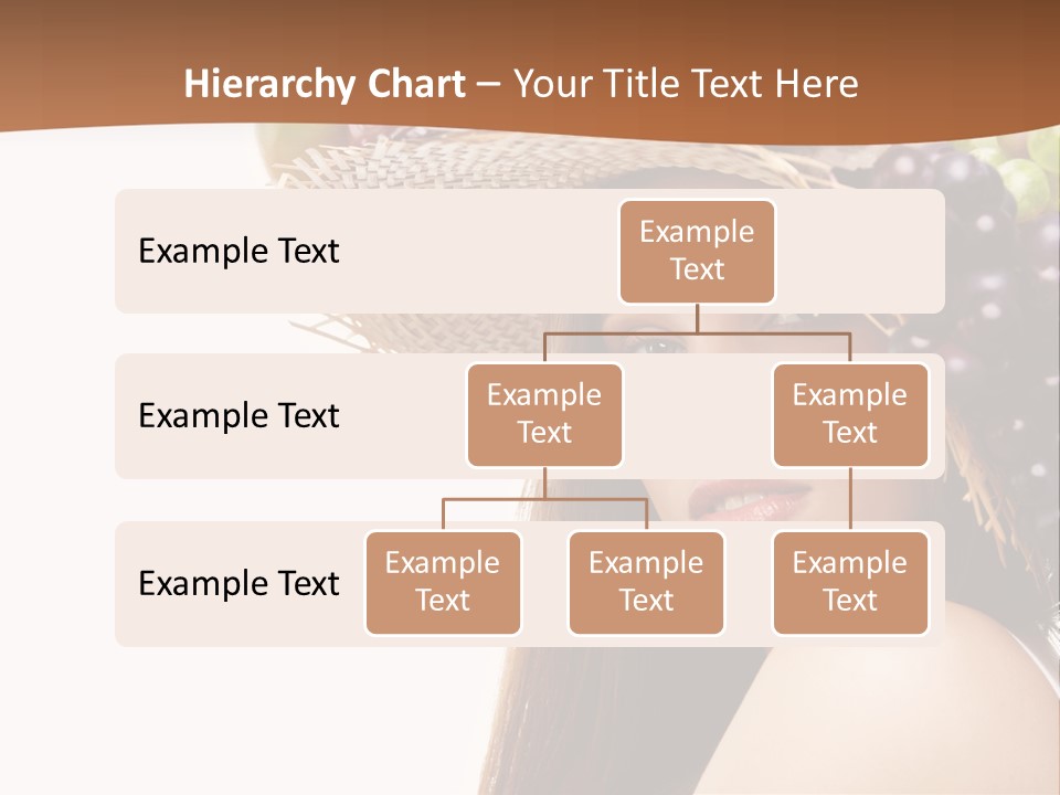 Citrus Hat Female PowerPoint Template