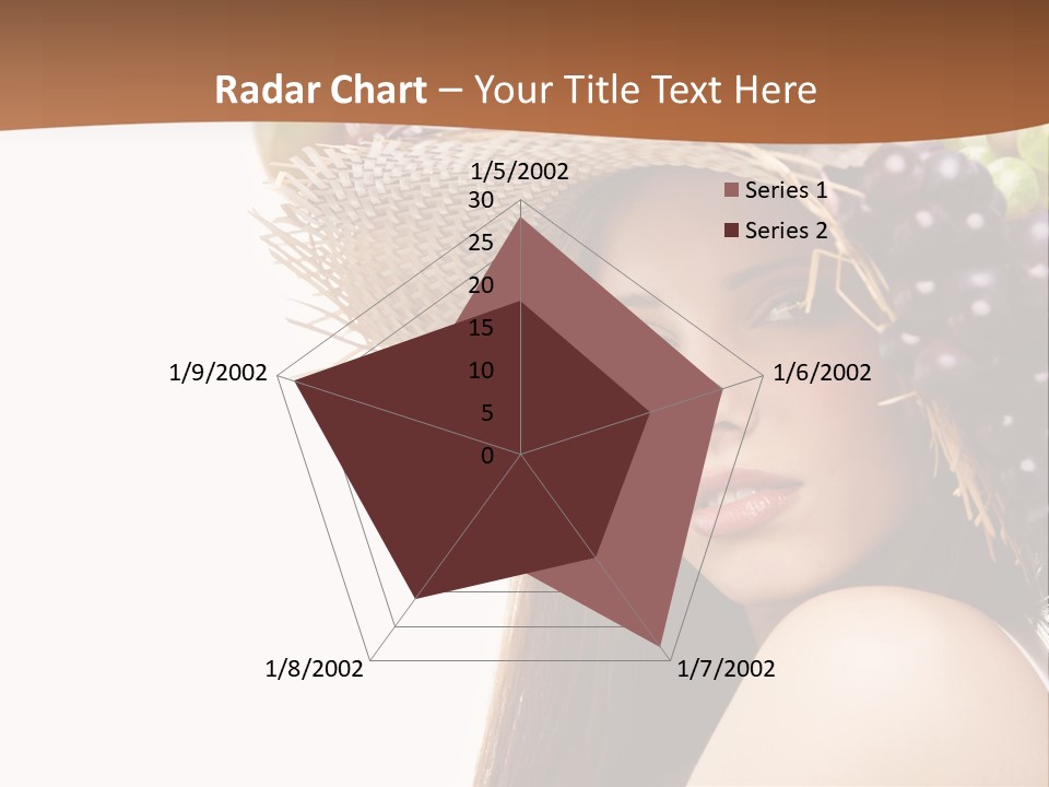 Citrus Hat Female PowerPoint Template