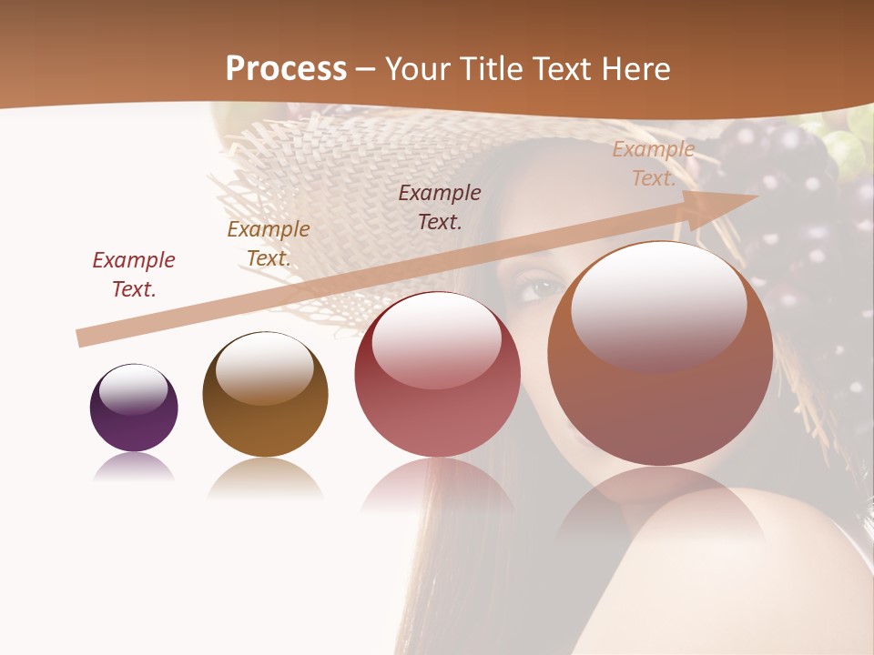 Citrus Hat Female PowerPoint Template