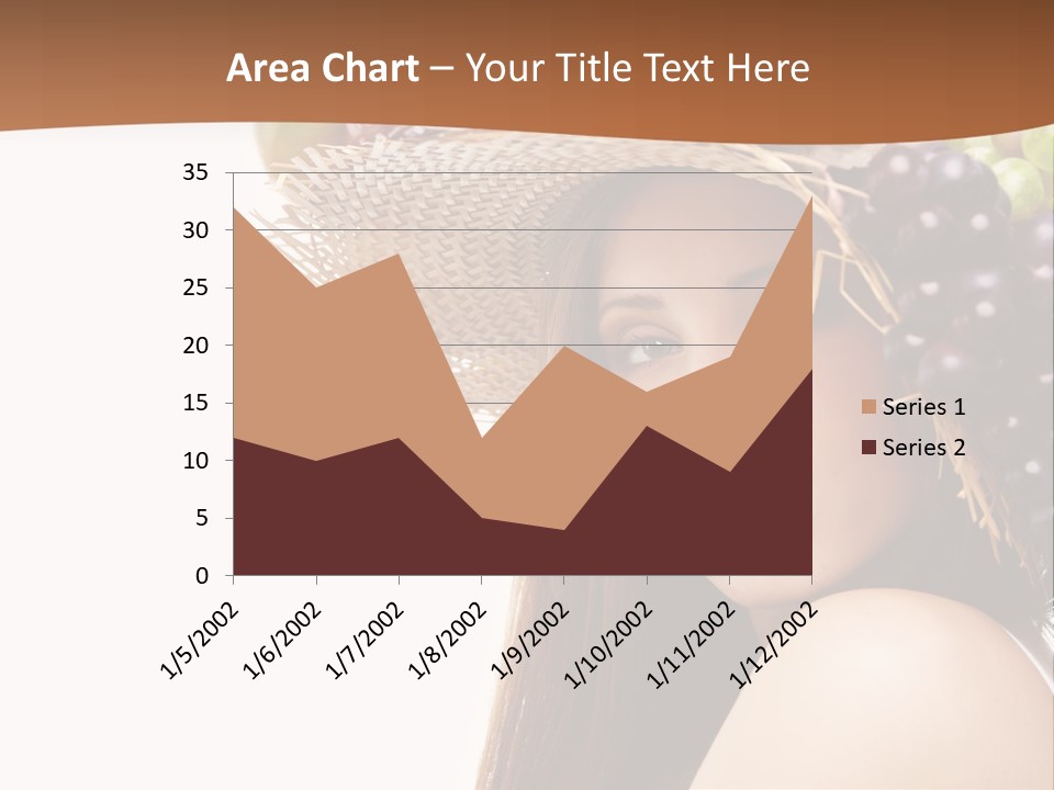 Citrus Hat Female PowerPoint Template