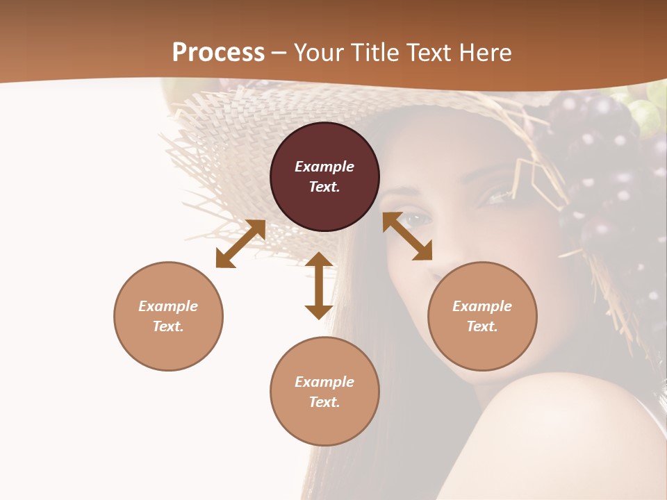 Citrus Hat Female PowerPoint Template