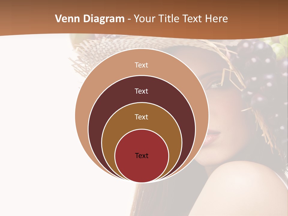 Citrus Hat Female PowerPoint Template