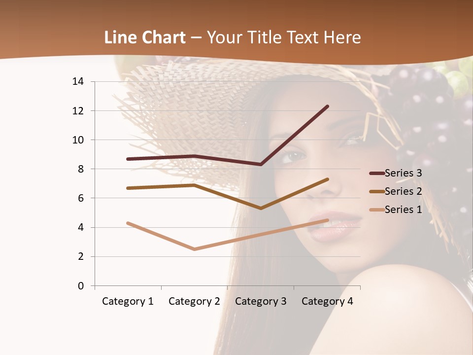 Citrus Hat Female PowerPoint Template