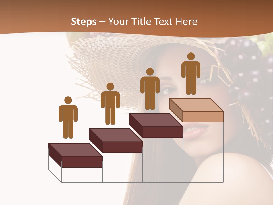 Citrus Hat Female PowerPoint Template