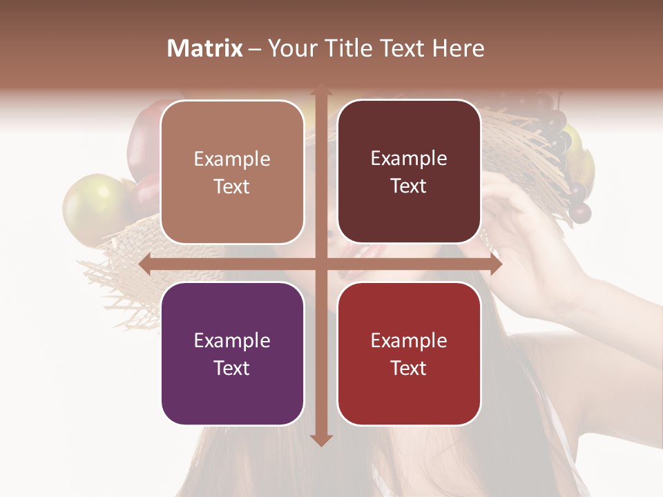 Hairstyle Fresh Fashion PowerPoint Template