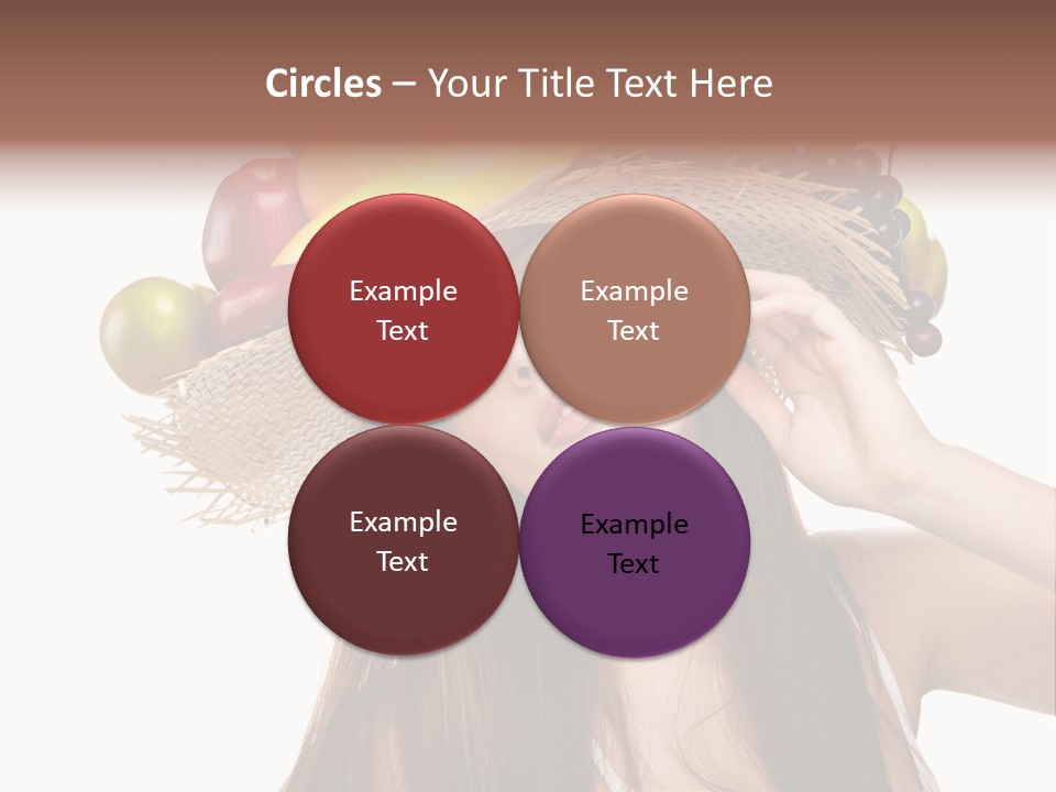 Hairstyle Fresh Fashion PowerPoint Template