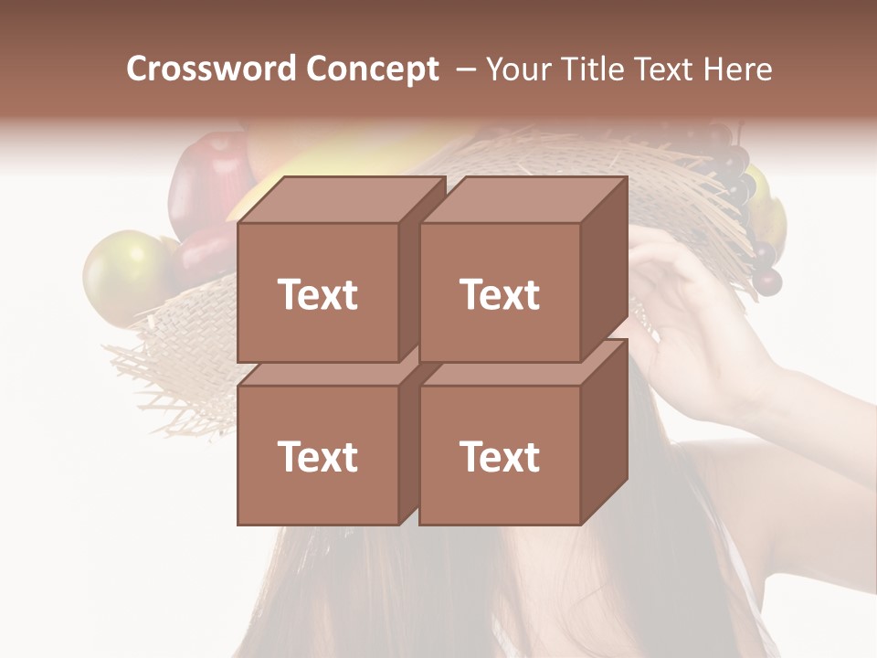 Hairstyle Fresh Fashion PowerPoint Template