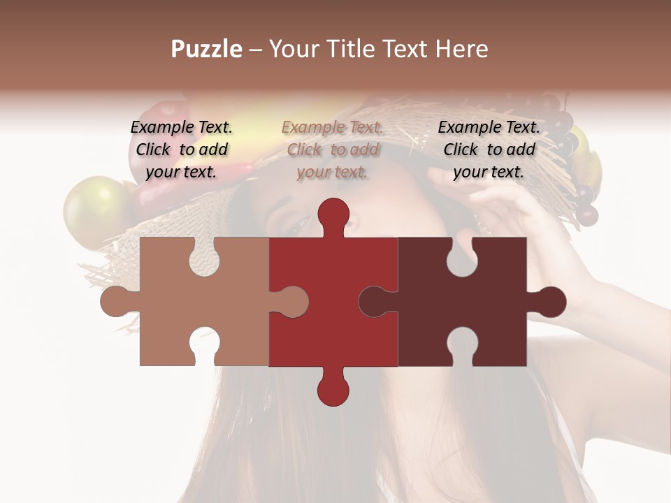 Hairstyle Fresh Fashion PowerPoint Template