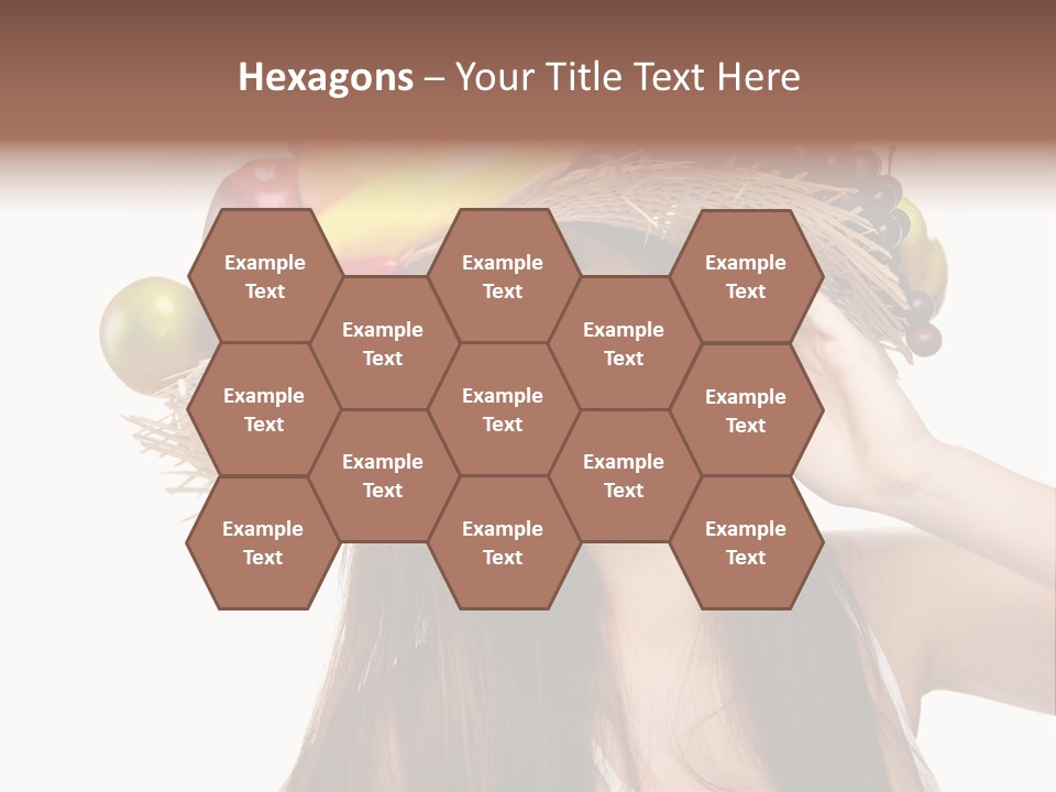 Hairstyle Fresh Fashion PowerPoint Template