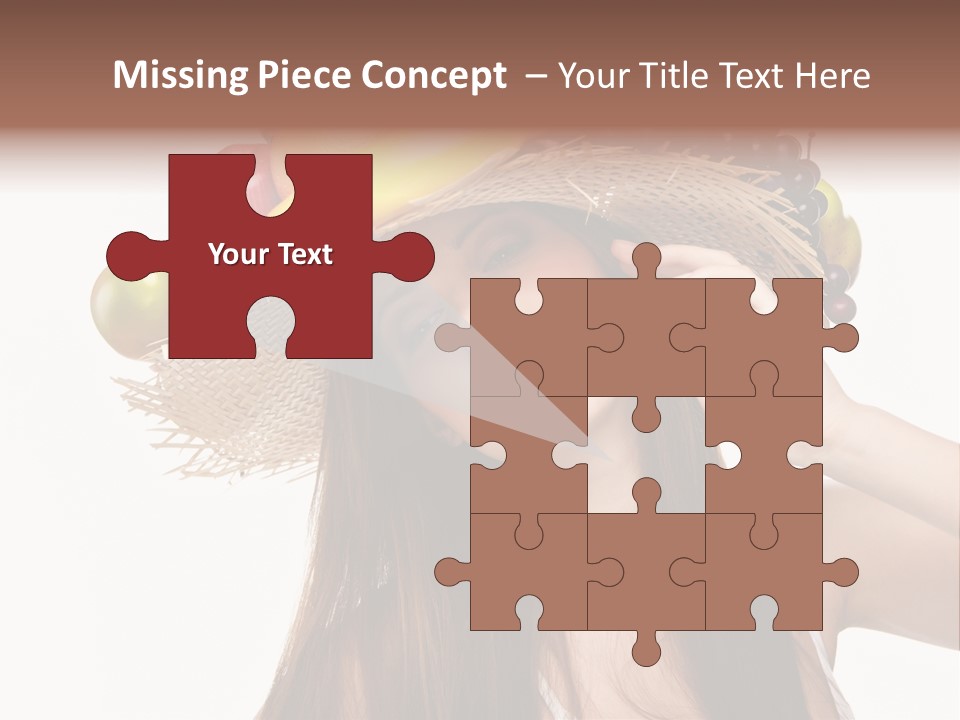 Hairstyle Fresh Fashion PowerPoint Template