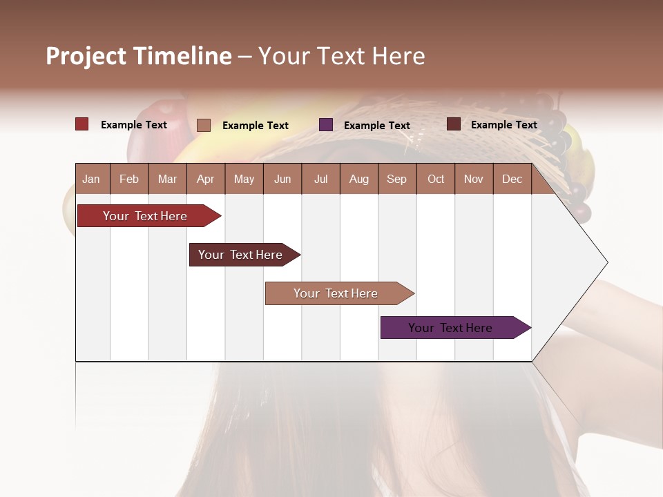 Hairstyle Fresh Fashion PowerPoint Template